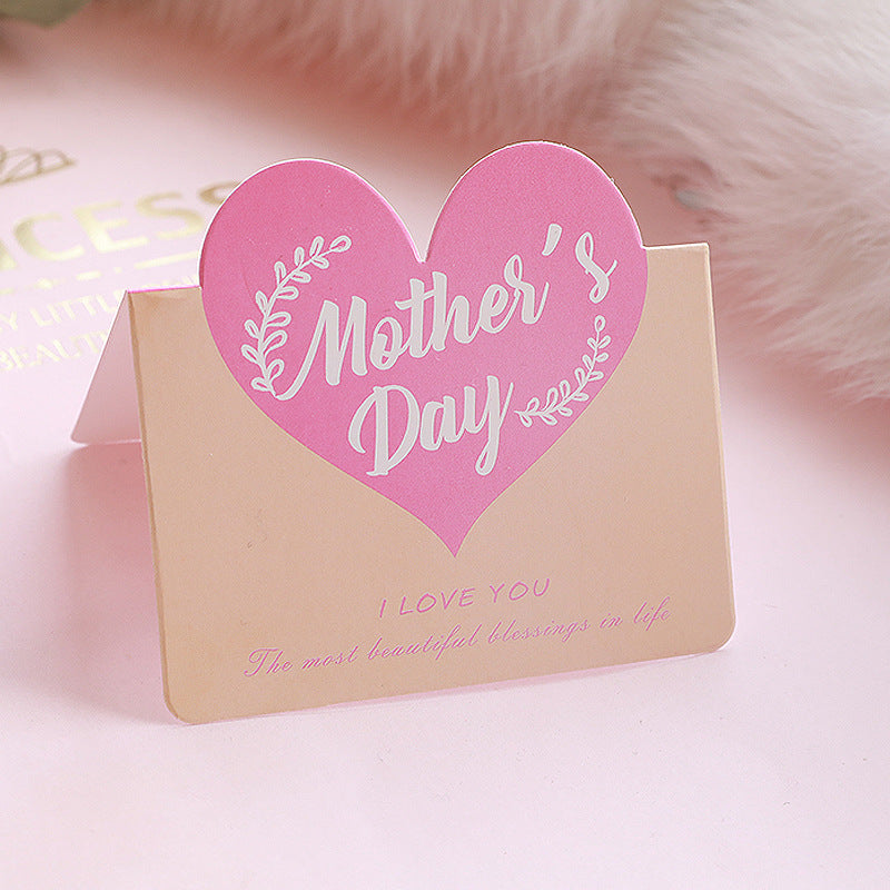Wholesale of 10pcs/pack Mother's Day, Father's Day, Teacher's Day Creative Paper Greeting Cards